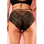 Черные трусики в размере Queen-Size