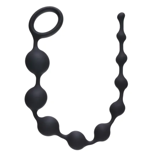 АНАЛЬНАЯ ЦЕПОЧКА LONG PLEASURE CHAIN BLACK 4103-03LOLA