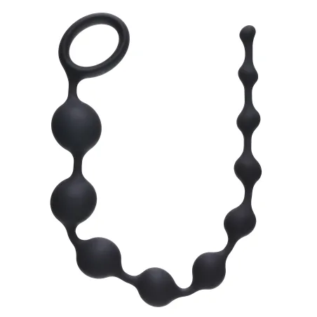 АНАЛЬНАЯ ЦЕПОЧКА LONG PLEASURE CHAIN BLACK 4103-03LOLA