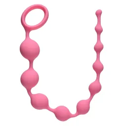 АНАЛЬНАЯ ЦЕПОЧКА LONG PLEASURE CHAIN PINK 4103-01LOLA