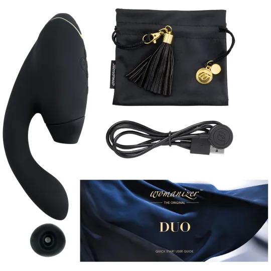 Бесконтактный клиторальный стимулятор Womanizer Duo 2 черный