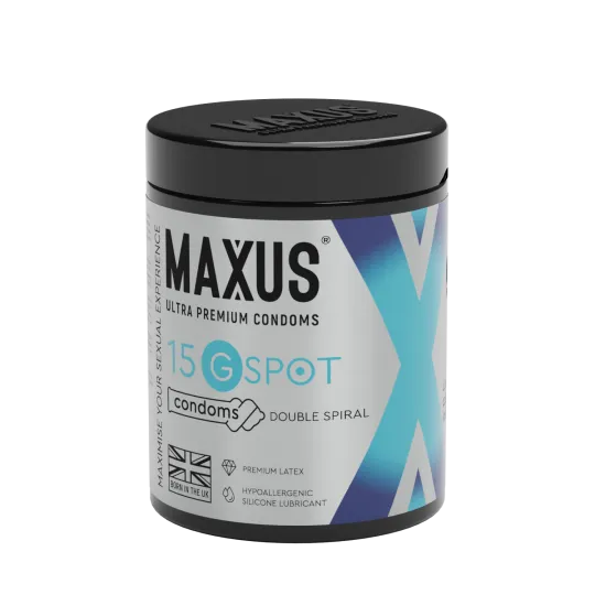 Презервативы MAXUS G spot, двойная спираль, 15 шт