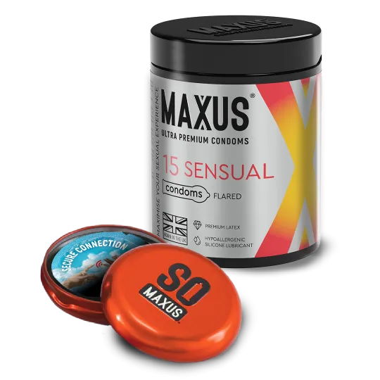 Презервативы MAXUS Sensual №15, анатомические X-Edition, 15 шт