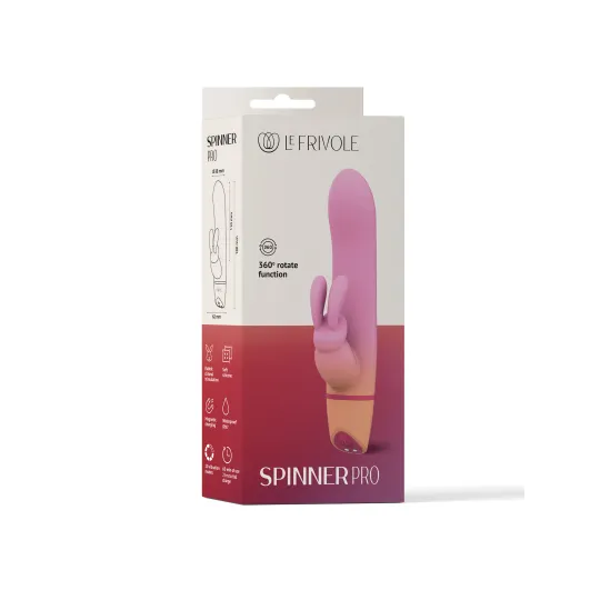 Вибратор кролик с функцией ротации Spinner Pro (SENSORA)