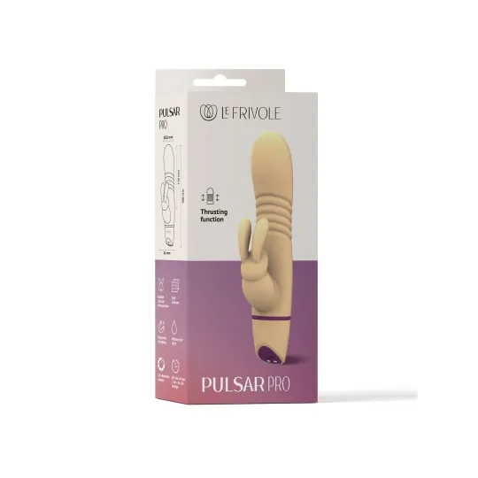 Вибратор кролик с функцией поступательных движений Pulsar Pro (SENSORA)