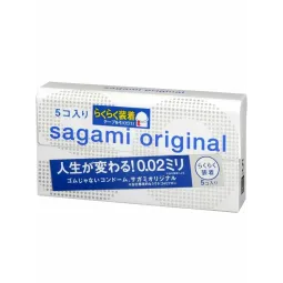 Презервативы полиуретановые Sagami Original 0,02 (5 шт в упаковке)