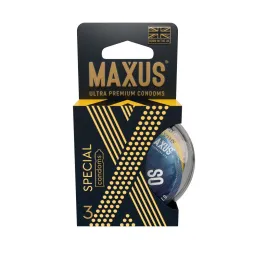 MAXUS AIR Special, 3 шт. Презервативы точечно-ребристые. X-edition