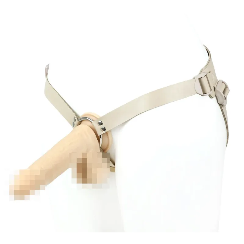 Пояс с кольцом универсальный с фаллоимитатором