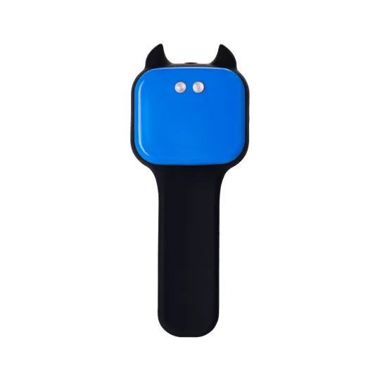 Стимулятор простаты Erotist Sixth с ротацией головки, силикон, черный, 14,5 см