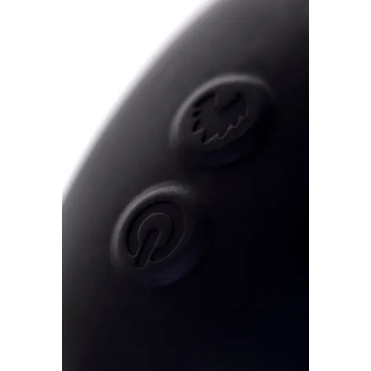 Стимулятор простаты Erotist Sixth с ротацией головки, силикон, черный, 14,5 см