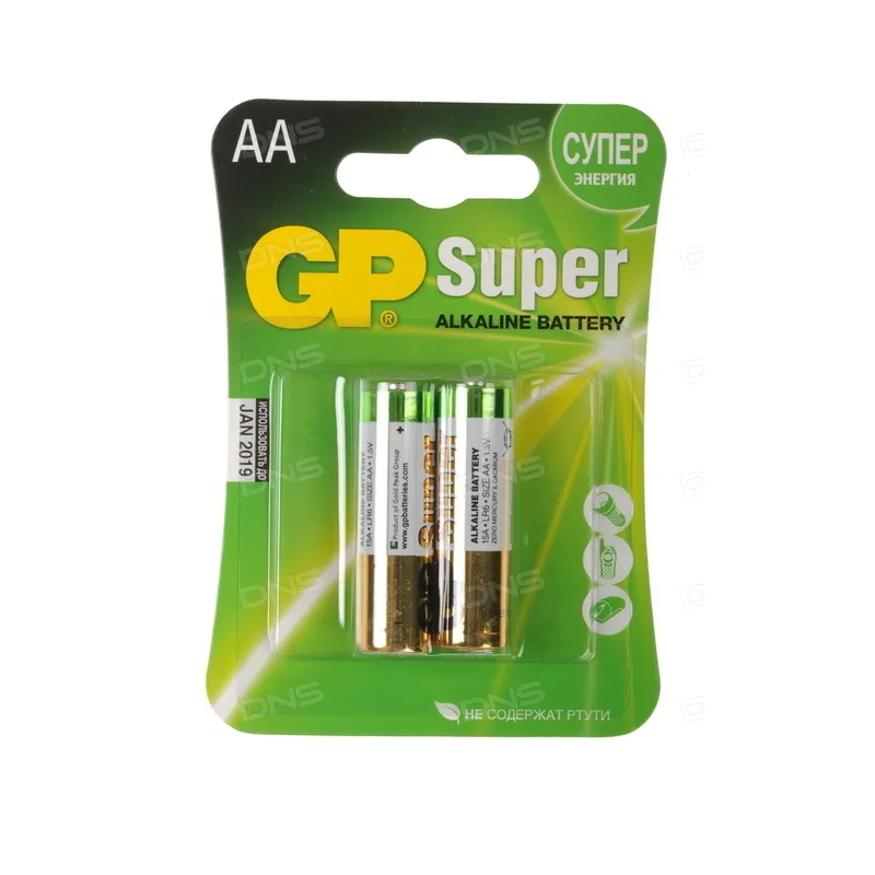 Батарейка АА (алкалин) 1 шт.