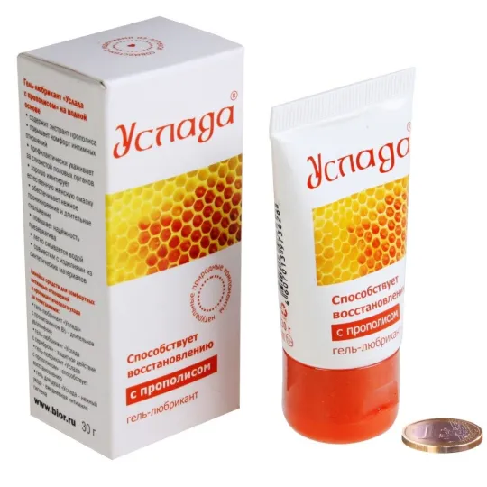 Гель-любрикант "Услада с прополисом" 30г