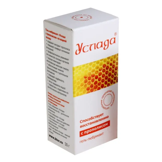 Гель-любрикант "Услада с прополисом" 30г