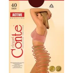 Колготки Conte Active 40 den, р.6 бронз