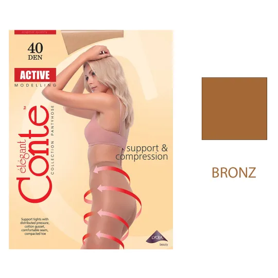 Колготки Conte Active 40 den, р.6 бронз