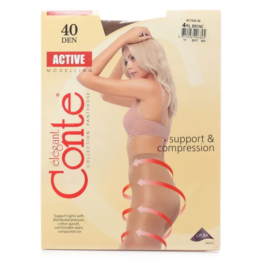 Колготки Conte Active 40 den, р.6 бронз