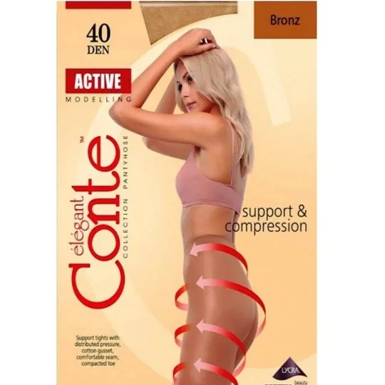 Колготки Conte Active 40 den, р.6 бронз