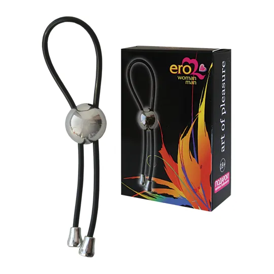 Кольцо эрекционное "Лассо" черное