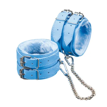 Оковы голубые с мехом