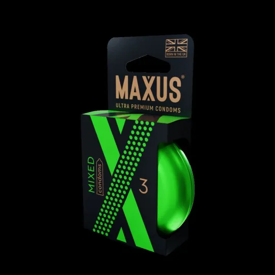 Презервативы MAXUS Mixed №3 в железном кейсе, набор X-Edition, 3 шт