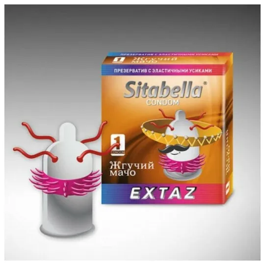 Насадка стимулирующая Sitabella EXTAZ Жгучий мачо