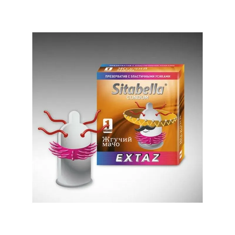 Насадка стимулирующая Sitabella EXTAZ Жгучий мачо