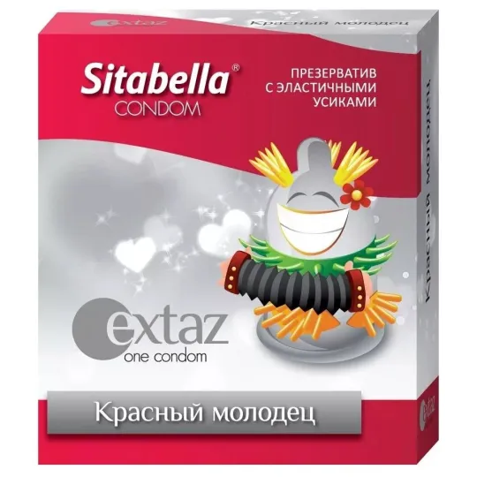 Насадка стимулирующая Sitabella EXTAZ Красный молодец