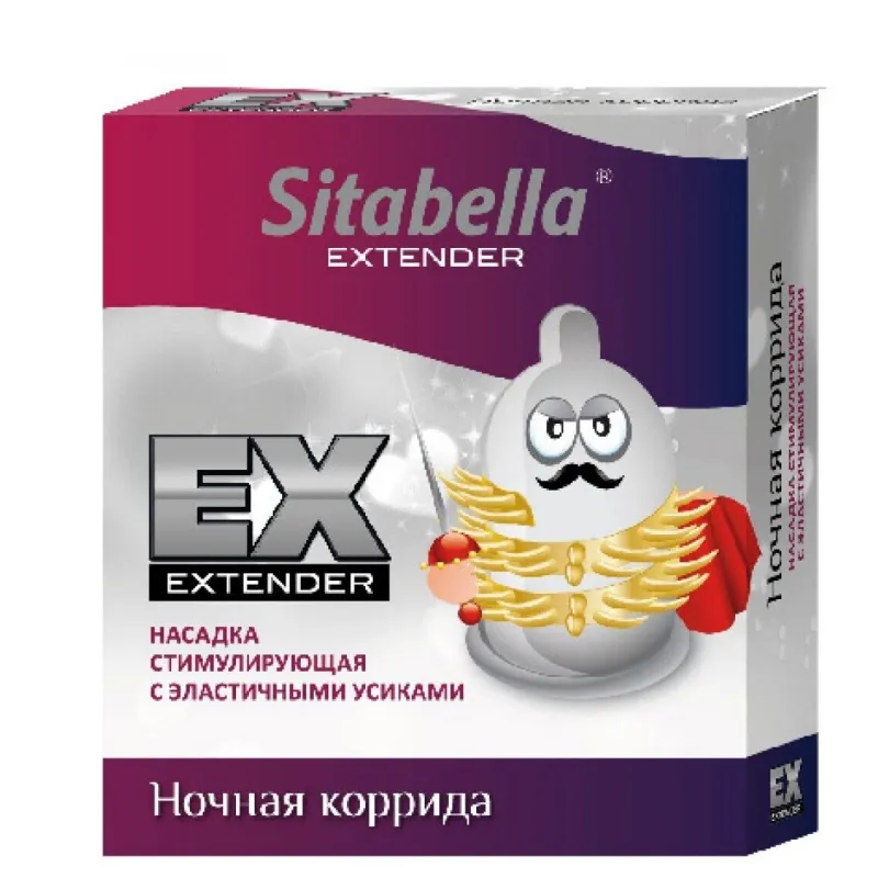 Насадка стимулирующая Sitabella EXTAZ Ночная коррида