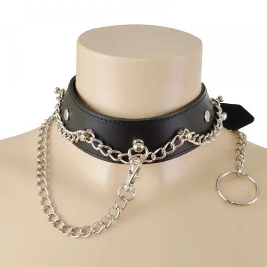 Ошейник с цепью