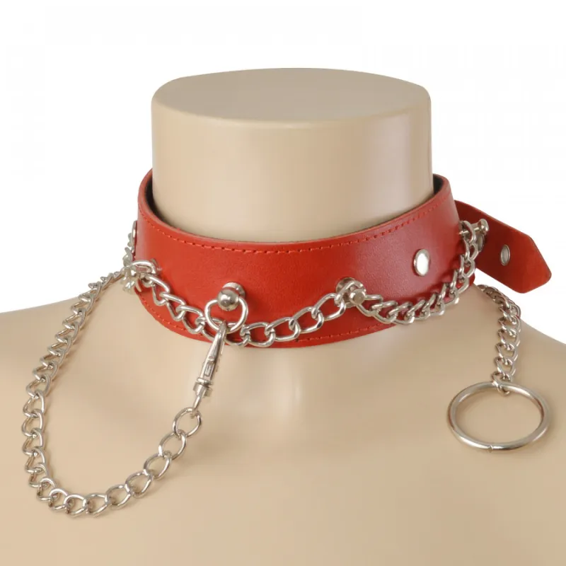 Ошейник с цепью