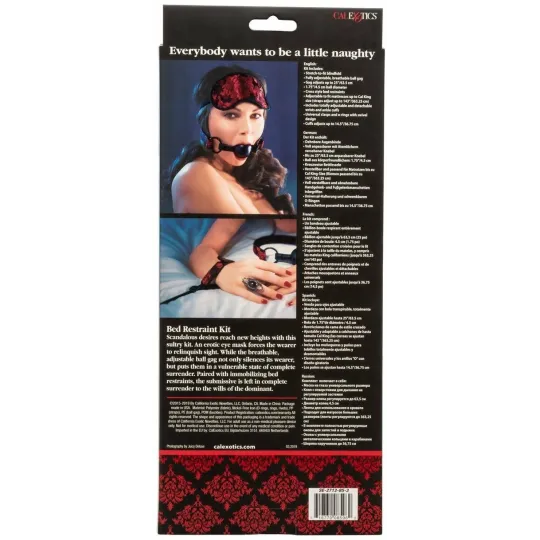 Комплект интимный SCANDAL BED RESTRAINT KIT