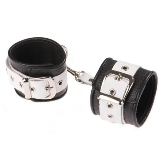 3052-13 Наручники черно-белые