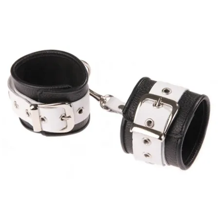 3052-13 Наручники черно-белые