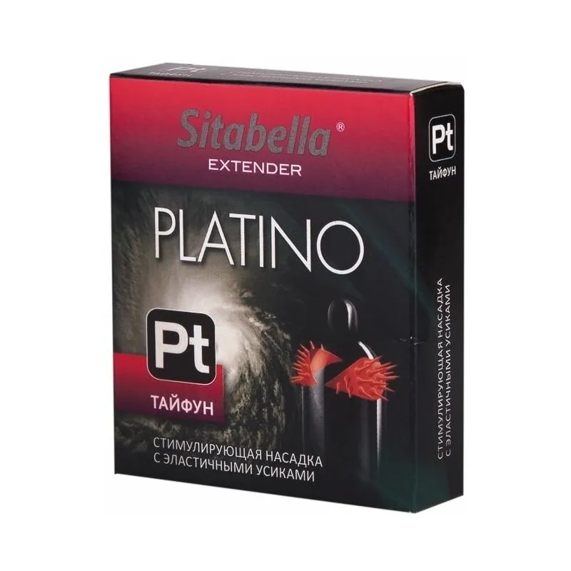 Насадка стимулирующая Sitabella Extender Platino Тайфун