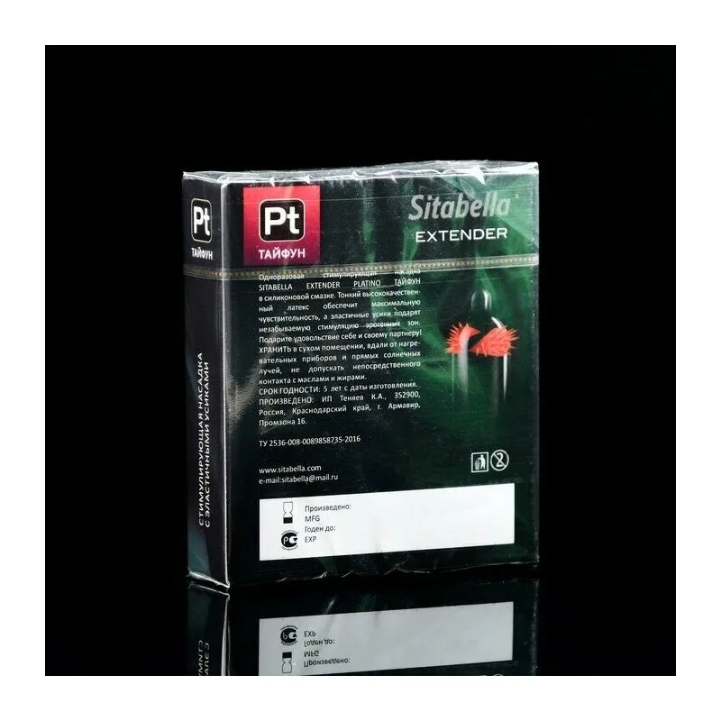 Насадка стимулирующая Sitabella Extender Platino Тайфун