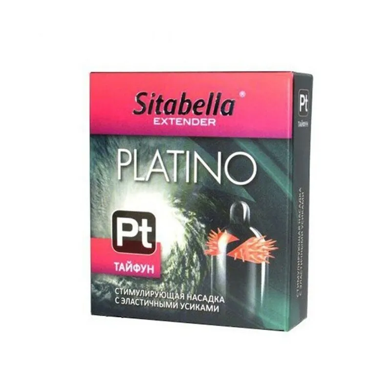 Насадка стимулирующая Sitabella Extender Platino Тайфун