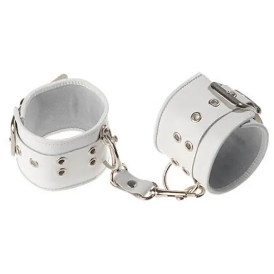 3052-3 Наручники белого цвета