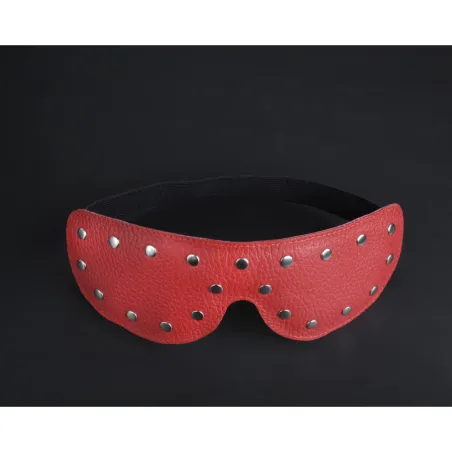 Маска закрытая Х красная