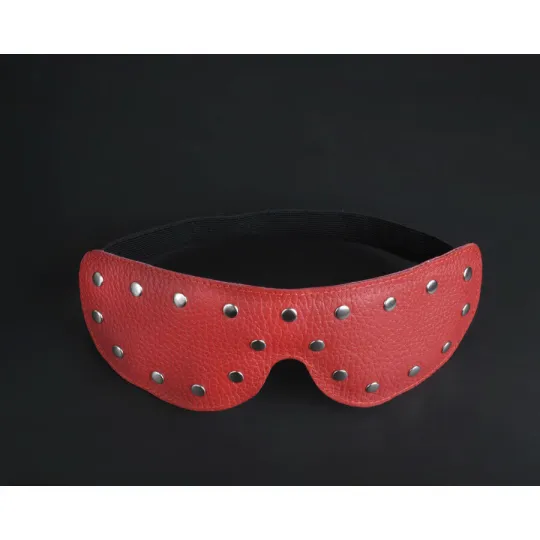 Маска закрытая Х красная