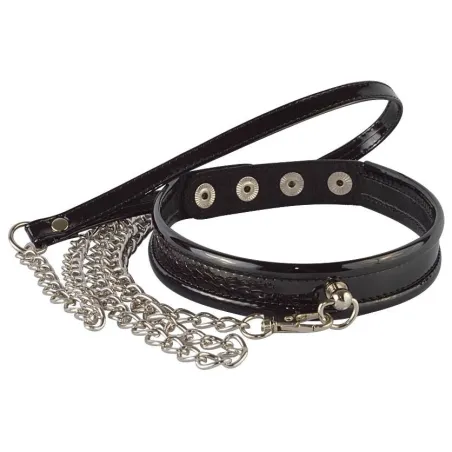 Ошейник узкий с поводком