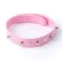 5034-4  Ошейник розовый, узкий