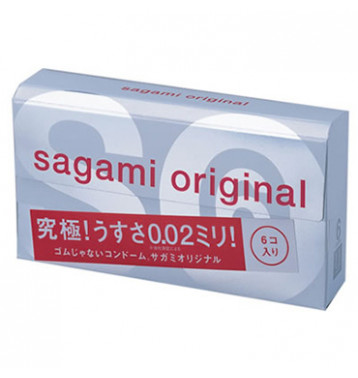 Презервативы SAGAMI Original 002 полиуретановые 6шт.