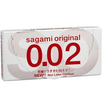 Презервативы SAGAMI Original 002 полиуретановые 2 шт.