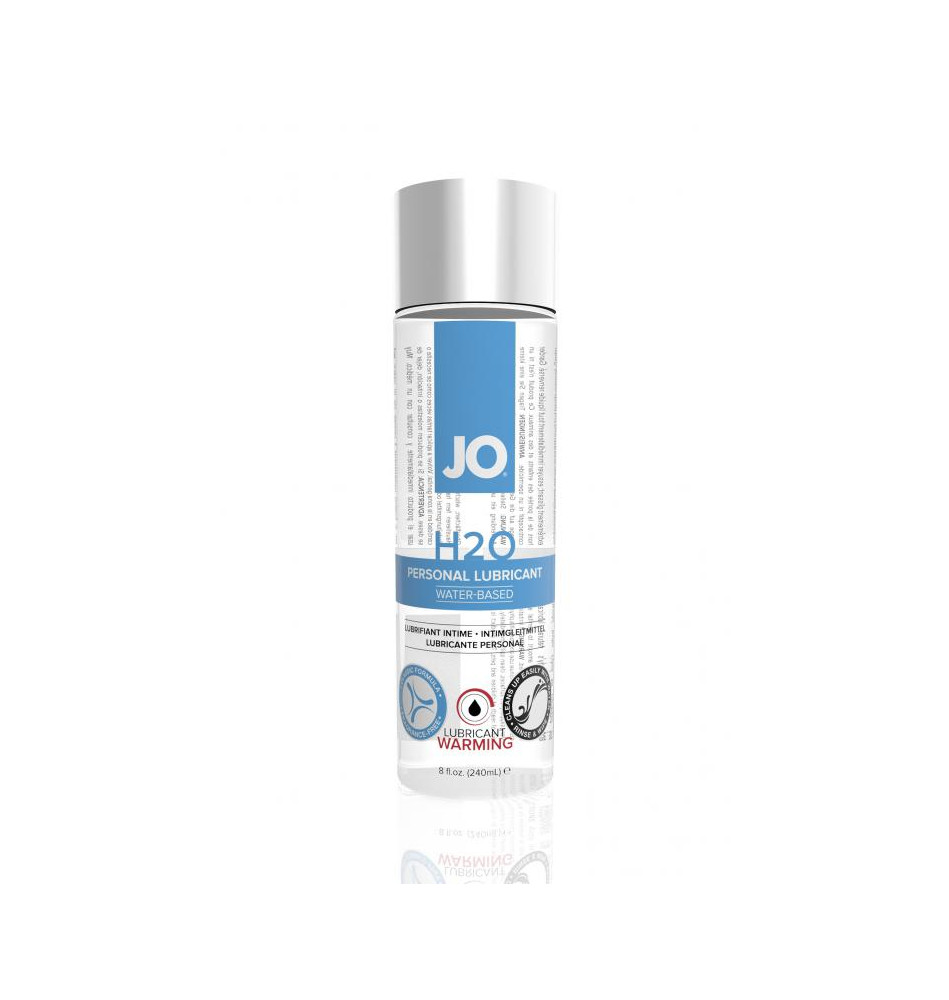 Возбуждающий любрикант на водной основе JO Personal Lubricant H2O Warming, 8 oz (240мл.)