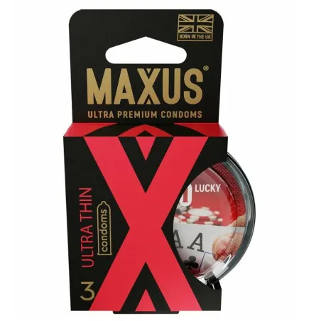 MAXUS AIR Uitra thin, 3 шт. Презервативы, ультратонкие X-edition