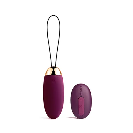 Elva Фиолетовый Вибростимулятор со встроенным аккумулятором