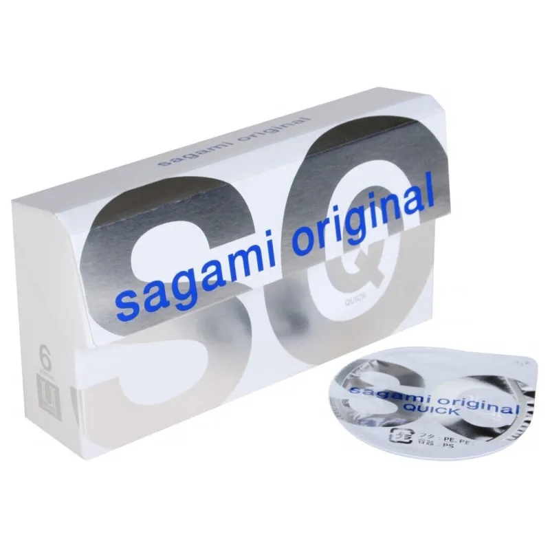 Презервативы SAGAMI Original Quick 002 полиуретановые 6шт.