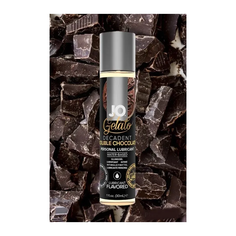 Вкусовой лубрикант "Яркий вкус двойного шоколада" / Gelato Decadent Double Chocolate 1oz - 30 мл.