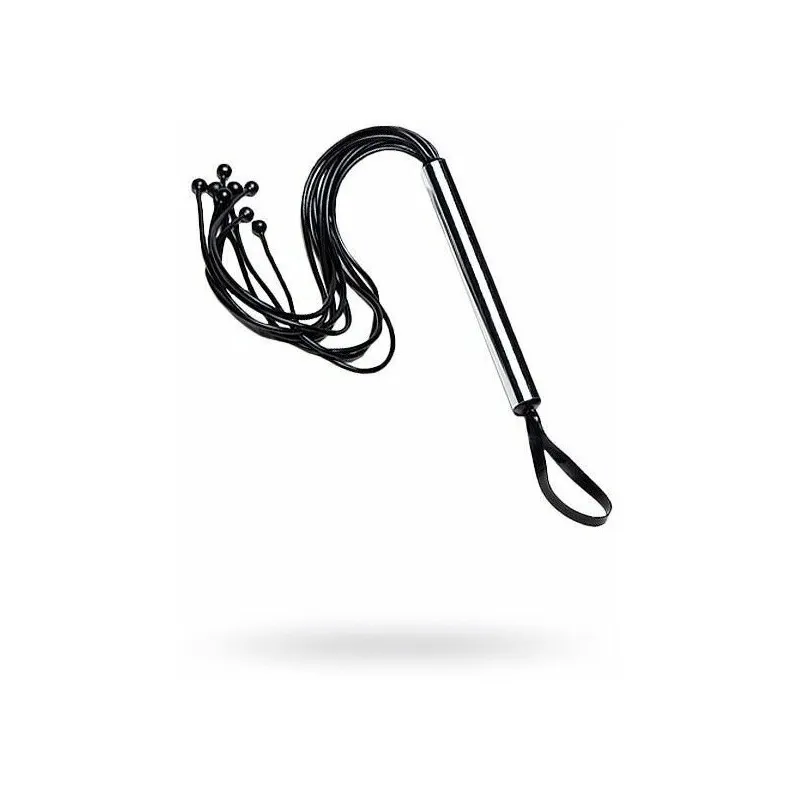 Плеть Мини с шариками латексная красная