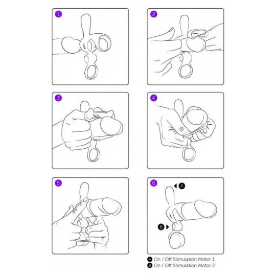 Spartakus R эрекционная насадка кольцо со съемной вибропулей черное